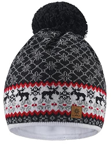 Nordic Wurm Winter Beanie Mütze mit Ponpon Damen Herren HAT Hats SKI Snowboard Morefazltd (TM) (Nordic 48)
