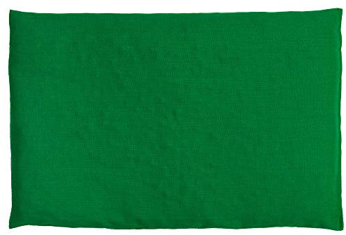 GIRAFFENLAND Rapssamenkissen 30 x 20 cm, grün - praktisches 2in1 Wärmekissen & Kältekissen - Körnerkissen für Mikrowelle und Backofen - 30x20cm