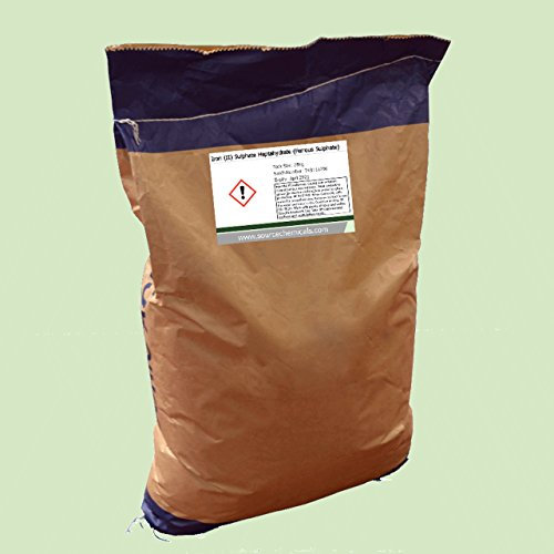 Iron II Sulphate Heptahydrate (Ferrous Sulphate) 25Kg Including Courier Delivery