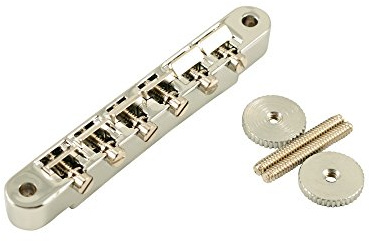 Kluson ABR-1 Bridge No Wire W/Brass Saddles W/Hardware (US MADE) Chrome