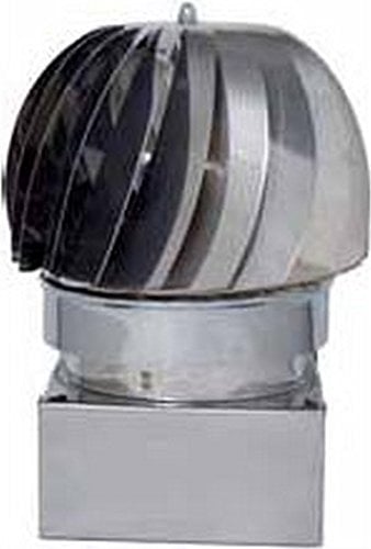 Europrofil Fumaiolo Comignolo Girevole Eolico attacco Quadrato 35x35 cm CC350X35