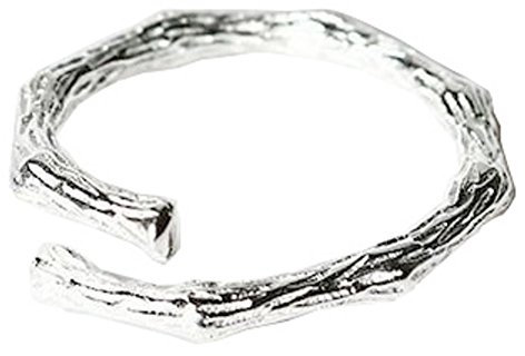 Helen de Lete Kleiner Baum Ast 925 Sterling Silber offenen Ring