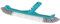 Gre 40041SN - Bürste für die Reinigung von Poolböden und -wänden, 36 x 13 x 3 cm
