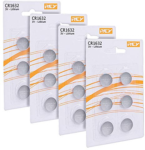 Pack 24x Alkali-Batterien Modell CR1632 3V Lithium, hohe Haltbarkeit