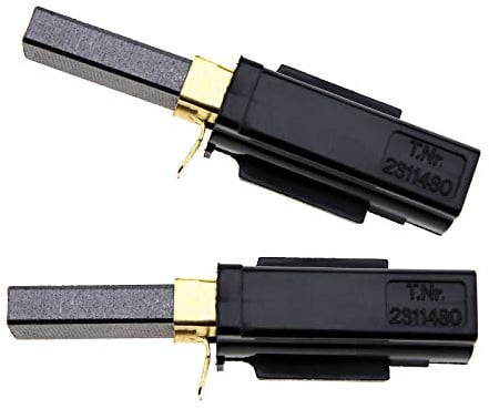 YINETTECH Numatic Motor Carbon Brush Pack of 2 Black For DL21104T DL11103T DL21102