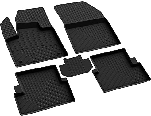 fussmattenprofi.com Gummimatten Set für VW Golf 6 Baujahr 2008-2012 Perfekt 4D Premium passgenaue Auto Fussmatten | Extra Hoher Rand | Anti-Rutsch Fußmatten Set