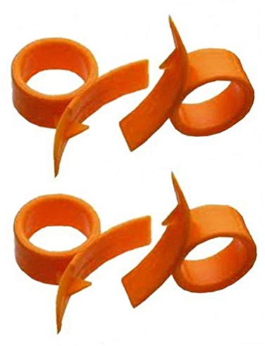 Case Cover 4pcs Haushalt Küche Runde Orange Schäler Ring Peeler Grapefruit Peeler