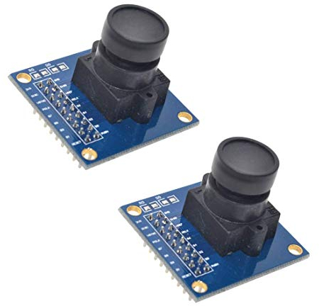 Hailege 2pcs OV7670 640x480 0.3Mega 300KP VGA CMOS Module de caméra I2C ARM FPGA