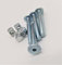 HMH-Shop Bettschraube sechskant M6x50mm / M6x60mm / M6x70mm / M6x100mm Möbelschraube Quermutter M6 (4, Bettschraube M6x50mm + Quermutter)
