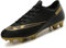 VTASQ Zapatillas de Fútbol Hombre Spike Aire Libre Profesionales Atletismo Training Botas de Fútbol Hombre Zapatillas de Deporte Nero 35 EU
