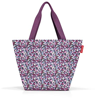 reisenthel shopper Geräumige Shopping Bag und edle Handtasche in einem Aus wasserabweisendem Material, Couleur:viola mauve