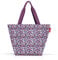 reisenthel shopper Geräumige Shopping Bag und edle Handtasche in einem Aus wasserabweisendem Material, Couleur:viola mauve