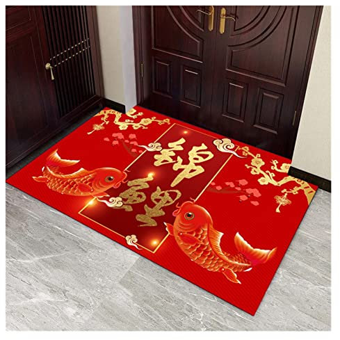Tapis de porte intérieure, tapis avant de porte d'entrée, tapis de sol confortable doux, absorbant for la maison, antidérapant un tapis à profil low-lowable tapis de porte d'entrée de porte d'entrée d