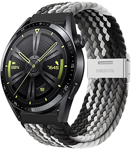 Songsier Armband für Hua wei Watch GT 4 5 3 2 46mm/5 46mm, 22mm Verstellbares Atmungsaktives Weiches Stretch Uhrenarmband für Hua wei Watch GT 3 Pro 46mm/ GT 2e/ GT Runner