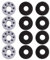 Für PS5 Precision Rings Thumbstick-Anpassung Analog Stick Aim Assist Motion für Switch Pro für PS4 für XBox One Controller