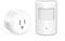 SEHOMY Motion Sensor Switch with Outlet for Bathroom Kitchen, Control Bedroom lamp, exhaus, Range Hood, PIR Infrared Indoor Motion Activated Sensor Plug for air Conditioner, No Pair Required