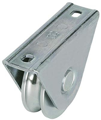 Metalideal | Galet Support Extérieur Gorge Ronde - Diamètre 100 mm - Pour rail 20 mm - HAUTE CHARGE