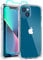 Aozuoton Clear Case for iPhone 13/14 with Built-in Screen Protector, Ultra Slim Silicone TPU Protective Phone Cover