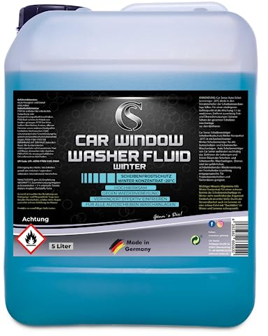 Car Sense Scheibenfrostschutz Konzentrat Winter [5L] Hochwirksam bis -20°C, Scheibenwischwasser Winter, Frostschutzmittel Wischwasser Auto