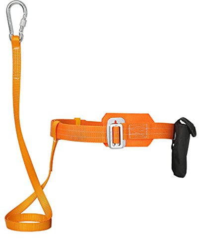 Fonowx Conjunto de Seguridad para Prevenir Caídas, Arnés de Cuerpo con Cinturón Ajustable y Bolsillo Lateral para Herramientas, Estilo 2