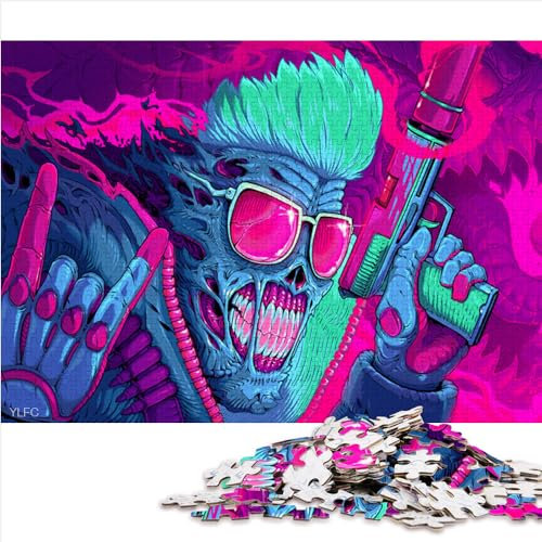 Sammlung Puzzle Shooter 1000 Teile Puzzles für Erwachsene Holzpuzzles Erwachsene und Kinder Lernen Lernspielzeug Familienspiele 1000 Stück (50 x 75 cm)