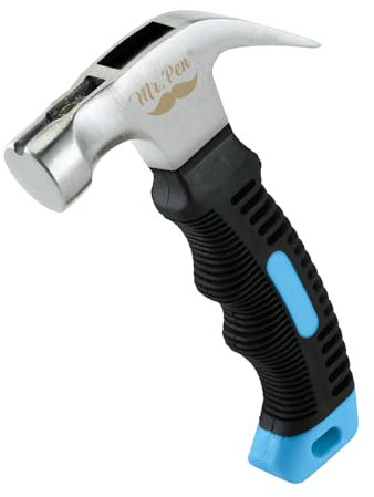 Mr. Pen- 8oz Pastel Blue Camping Claw Stubby Tack Magnetic Nail Hammer for Women and Men