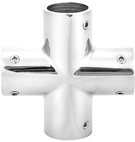Kreuz-4-Wege-Rohrverschraubung, Rohrverbinder, 4-Wege-Rohrverschraubung, Edelstahl 316, 25 mm, 1 Zoll, 90 Grad, Hardware-Zubehör, Reduzierstücke und Pfosten