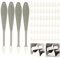 VEGCOO 4 Pcs Sketch Wiper + 60 Sponge Heads, Paper Art Blenders, Sketch Wiper Set, Art Student Sponge for Sketch Drawing and Detail Painting