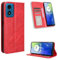 COMAKU Étui à Rabat et Folio pour Motorola Moto G24 de Rouge