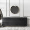 Go Bathrooms Pinta 612 x 1200mm Horizontal Radiator Black Flat Panel Double Column Wall Mounted Designer Black Radiator Central Heating Includes Brackets
