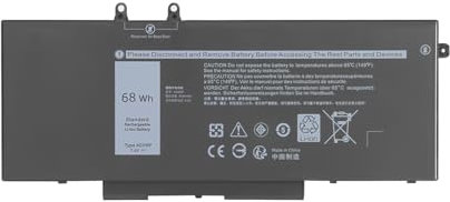 Shentec 4GVMP Batterie pour Dell Inspiron 7590 7591 7791 2 en 1 Latitude 5400 5410 5500 5510 E5500 E5400 E5410 E5510 Precision 3540 3550 M3540 M3540 M3540 M3550 Série 50 1. V1XF R8D7N RF7WM 9JRYT P84F