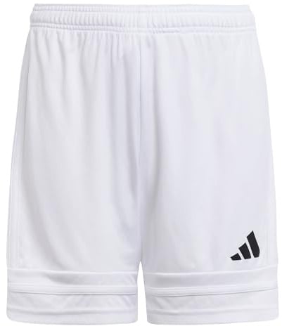 adidas Unisex Kids Squadra25 Short Kids Shorts, White/White/Black, 15-16 Years