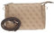 GUESS Noelle Tri Compartment Crossbody Latte Logo/Brown