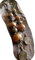 ⊹⊱✿❃ LANGE WURZELHOLZ & SPIRAL OHRRINGE ❃ ✿⊰⊹ lange vintage Ohrringe mit Holz Perlen und robuster Spirale