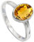 JEWELFORCE 925 Sterling Silber Citrin Edelstein Ring Herren Damen Stein Band Ring Alle Größen Ring Handgefertigter Schmuck JSR-1078AI_70 (22.3)