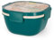 Legami - Contenitore Porta Pranzo, Lunch Box, 1 Forchetta e 1 Porta Condimenti Inclusi, Porta Pranzo Ermetico, A Prova di Perdite, Capacità 1700 ml, Tema Travel, 19 x 10.7 x 19 cm