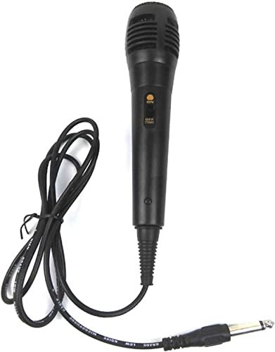 Chliste Singing Machine Micrófono dinámico unidireccional con cable de 5 pies