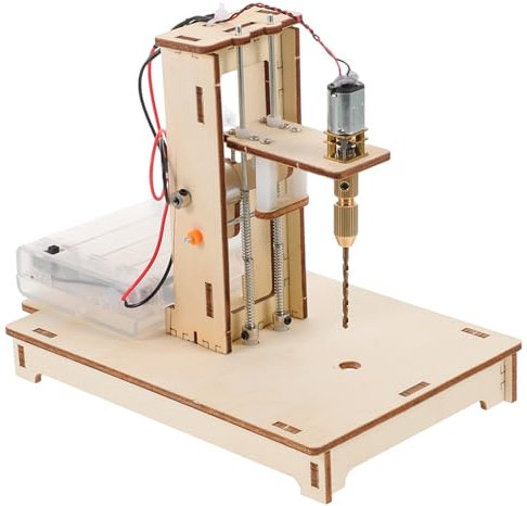 VICASKY Mini-tischbohrmaschine Diy Bohrset Wissenschaft Technologie Mini Bohren Maschine Modell Werkzeug Holzbearbeitung Kunststoffhandwerk