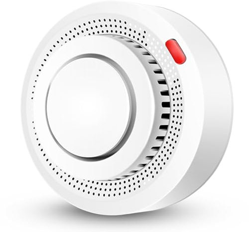 Wengart WIFI Smoke Detector YG400A,Tuya App,2.4GHz Mini Smoke Alarm with LED Indicator & Test Button,Fire Alarm for Home, Bedroom Compatible with Alexa,Google Assistant