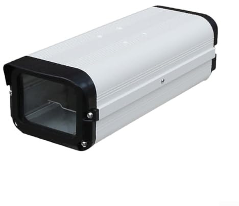Outdoor-Sicherheitskamera-Regenschutz, Aluminiumlegierung, wetterbeständig, Kamera-Box mit transparenter Linsenschutzabdeckung