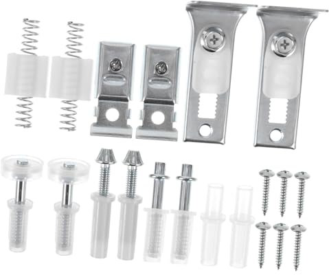 NUOBESTY 1Ensemble Kit de Quincaillerie pour Porte de Placard Pliante de Réparation pour Portes Coulissantes Pliantes Matériel pour Fonctionnement Durable Facile
