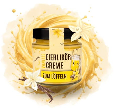 Eierlikörcreme zum Löffeln - Vanille