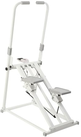 Cozyel Stair Stepper für Home Gym Übung,Stairmaster für Zuhause,Vertical Climber Maschine für Ganzkörper-Workout, Faltbar Cardio Übung Climber,verstellbare Lenker & Neigung, für Home Büro Fitnessgerät