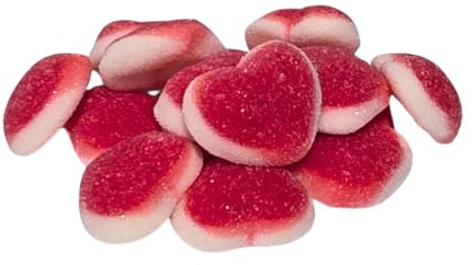 Gummilicious Strawberry Hearts 2kg – Halale Fruchtgummis mit
