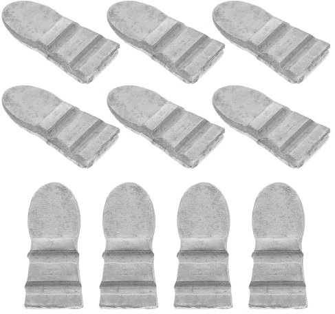 CALLARON 10pcs Steel Hammer Handle Wedges Reinforcement Kit for Wooden Handles Metal Hatchet Replacement Heavy Duty Small Stem Wedges for Industrial Hand Tools