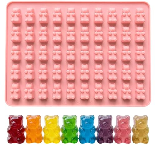 Molde pequeño oso silicona para malvavisco chocolate galletas postres, molde gominolas silicona sin bpa, moldes de silicona para jabones, moldes silicona bombones