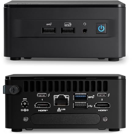 Intel NUC 13 Mini PC NUC13ANHi5 con Intel Core i5-1340P, Iris Xe Graphics, Dual HDMI 2.1, Quad 4K, Wi-Fi 6E, Bluetooth 5.3, per applicazioni IoT e commerciali (Barebone)