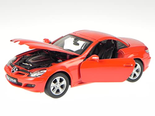 Mercedes R171 SLK 350 2004 rot Modellauto 22462 Welly 1:24