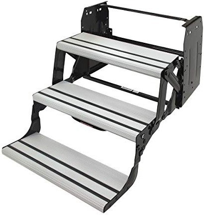 Lippert Components 432696 Alumi-Tread Triple Manuelle Schritte, Schwarz
