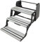 Lippert Components 432696 Alumi-Tread Triple Manuelle Schritte, Schwarz